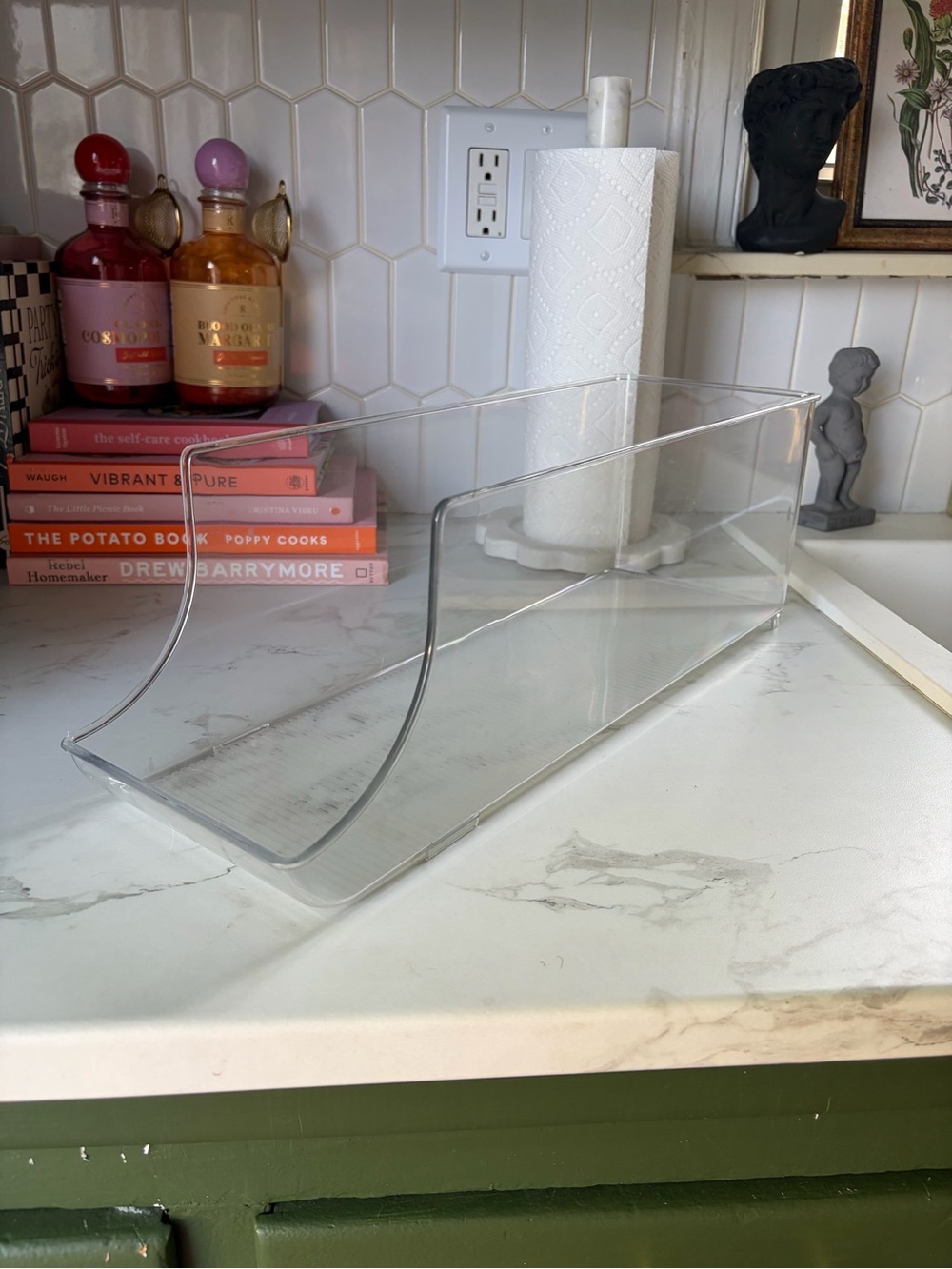 Clear Acrylic soda can organizer